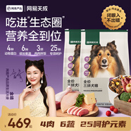 網(wǎng)易嚴(yán)選犬糧 全價(jià)凍干三拼雞肉狗糧幼犬成犬小型中大型犬通用金毛 10kg*2