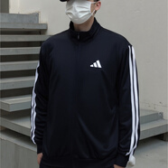 阿迪達(dá)斯 （adidas）夾克男  25秋季新款運(yùn)動(dòng)服休閑上衣立領(lǐng)舒適時(shí)尚簡(jiǎn)約潮流開衫外套 JI8816/立領(lǐng)/三條紋 XL