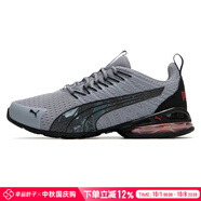 彪馬（PUMA）跑鞋男鞋女鞋 25秋季新款運動鞋網(wǎng)面透氣休閑緩震輕質(zhì)網(wǎng)面跑步鞋 淺灰色-黑色-紅色/10cell技術(shù) 39 (內(nèi)長250mm)