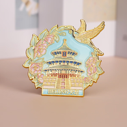 文創(chuàng)冰箱磁2025新款城市青島重慶西安京 地圖北京-金屬磁吸冰箱貼