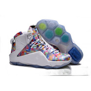 AJNIKERNIKE AIR 莆田純?cè)甙姹菊材匪?1代籃球男鞋鴛鴦全夜光實(shí)戰(zhàn)圣誕 12彩虹 39