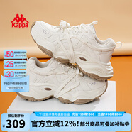 KAPPA卡帕老爹鞋女鞋2025夏季新款潮流百搭情侶休閑鞋復(fù)古運動鞋子女 白色(37CJ) 40 偏小半碼