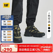 CAT卡特運動鞋休閑鞋老爹鞋男女休閑鞋月球車防滑火星鞋低幫運動鞋 墨綠+黑拼色 39