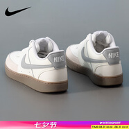 耐克（NIKE）男鞋板鞋 2025新款夏季時(shí)尚運(yùn)動(dòng)鞋舒適耐磨低幫運(yùn)動(dòng)休閑鞋滑板鞋 COURT VISION/灰白 42.5