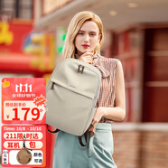 高爾夫（GOLF）雙肩電腦包女15.6英寸筆記本電腦包女士雙肩背包學(xué)生書包果仁杏色