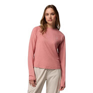 Columbia 哥倫比亞 女式 PFG 未知針織長(cháng)袖, 紅木混色