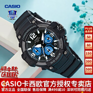 卡西歐（CASIO） 男表女表卡西歐手表男女情侶表學(xué)生時(shí)尚運(yùn)動(dòng)表太陽能雙顯電子表 MCW-100H-1A2VDF多啦A夢
