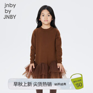 jnby by JNBY新款江南布衣童裝連衣裙秋女童1O9G12230 206/深褐 150cm