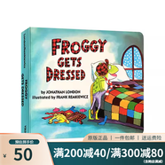 Froggy let's Gets Dressed 青蛙弗洛格 吳敏蘭書單 青蛙小吉低幼啟蒙認(rèn)知 吳敏蘭書單 英文原版繪本 綠山墻 預(yù)售 Froggylet'sGetsDressed