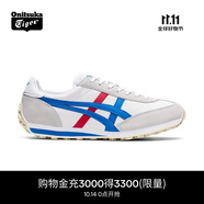 Onitsuka Tiger鬼塚虎休閑鞋復(fù)古男女跑步鞋透氣輕便鞋 EDR 78 白色 41.5