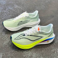 李寧（LI-NING）跑步鞋飛電5C男鞋2025春夏碳板超輕透氣輕便運(yùn)動跑鞋ARMV001 ARMV001-19熒光亮綠 涂碼割芯片 39