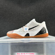 純原莆田純原zoom低幫實(shí)戰訓練緩震籃球鞋男鞋情侶鞋 白棕科比9 38