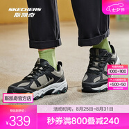 斯凱奇（Skechers）云野丨徒步鞋男女同款戶(hù)外防護抓地耐磨運動(dòng)跑步鞋登山鞋運動(dòng)鞋 【男款】棕色/黑色/BRBK 44