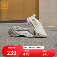 361度運(yùn)動(dòng)鞋男鞋赤焰4網(wǎng)面透氣跑鞋男輕便通勤減震專業(yè)跑步鞋 西米色/浮石色 密網(wǎng)【女】 35