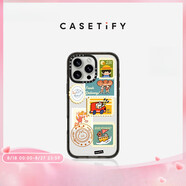 CASETIFY藝術(shù)家聯(lián)名漫畫(huà)郵票適用于iPhone16ProMax/16Pro/15ProMax/14ProMax手機殼 透明-黑框 iPhone 14 Plus