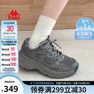 卡帕（Kappa）女鞋夏季網(wǎng)面運動鞋子女款網(wǎng)鞋老爹鞋休閑跑步鞋 香根草綠 38.5