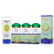 舒祈白里透紅綠蓋舒祈美顏美容三合一套裝早晚霜護膚品化妝品套裝 三合一+洗面奶（原裝搭配）