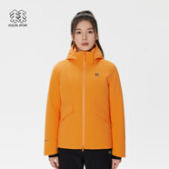 KOLON SPORT女士防水透氣戈爾ROCK DOWN鵝絨服 橙色OR M 165_88A