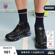 蓋世威（K·SWISS）跑鞋男夏季透氣新款運(yùn)動(dòng)百搭透氣防滑耐磨減震運(yùn)動(dòng)鞋9289-M 006純黑/墻灰 43