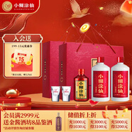 小糊涂仙 雙支禮盒 濃香型白酒52度500ml*2+100ml典藏小酒 雙盒裝