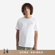 Maison Kitsune【魏大勛同款】男女春夏慵懶狐貍經(jīng)典系列T恤 P100【白色】 XL