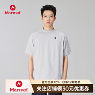 土撥鼠（Marmot）速干短袖 男士戶(hù)外運動(dòng)T恤上衣 吸濕速干 抗菌 Mt.RashGuard 灰色 XL
