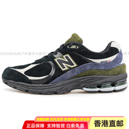 NEW BALANCENB 2002R 復(fù)古 低幫 氣墊 休閑跑步鞋 男女 黑綠 牛年限定 D寬 37.5