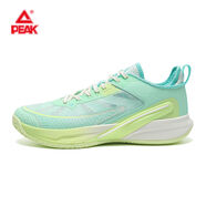三棲虎匹克態(tài)極室內訓練羽毛球排球鞋男女健身減震耐磨透氣運動(dòng)跑 35 TE54801I冷綠