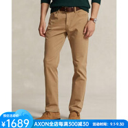 保羅拉夫勞倫（Polo Ralph Lauren）男士Varick修身直筒牛津斜紋棉布褲舒適棉質(zhì)長褲通勤褲15885845 Montana Khaki 42 x32