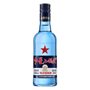 紅星二鍋頭 藍(lán)瓶綿柔8純糧 清香口糧酒 紅星升級(jí)甜潤(rùn)二鍋頭 中秋禮品 43度 250mL 1瓶 藍(lán)八 單瓶裝