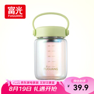 富光嘟嘟玻璃杯 高硼硅玻璃高顏值水杯子 女生便攜牛奶咖啡刻度茶杯