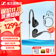 森海塞爾（Sennheiser）IE900/IE600/IE300旗艦級HIFI高保真超寬單動(dòng)圈單元可拆卸MMCX掛耳式耳機 高保真發(fā)燒有線(xiàn)耳機耳塞 IE200+森海塞爾MMCX耳麥線(xiàn)