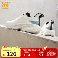 361度男鞋運(yùn)動鞋2023年秋季新款男常規(guī)跑鞋 羽毛白/水霧藍(lán) 42