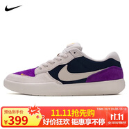 耐克NIKE男女休閑鞋 NK SB FORCE 58 運動鞋DV5477-403黑白紫41