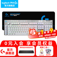 G913/G915 TKL機械鍵盤無線藍牙雙模游戲電競矮軸超薄人體工學電腦吃雞全尺寸背光送男生男友禮物 G915 X白色茶軸+游戲大桌墊