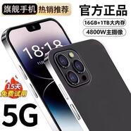 MLLED16+512GX15全網(wǎng)通5G學(xué)生價(jià)游戲智能手機老人備用安卓 炫酷黑【6.5寸通】X15標準版 10GB+512GB