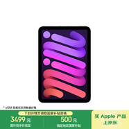 Apple/蘋(píng)果 iPad mini (A17 Pro) 8.3英寸 平板電腦(128G eSIM版/mini7/MXQ33CH/A)紫色