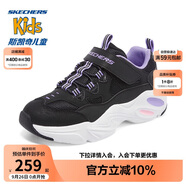 Skechers斯凱奇男女童老爹鞋303900L 女童/黑色/BLK 37 