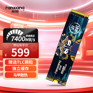 梵想（FANXIANG）1TB SSD固態(tài)硬盤(pán) M.2接口NVMe協(xié)議PCIe4.0 TLC顆粒獨立緩存 電腦PS5擴展盤(pán)適配黑神話(huà)悟空 S790MAX