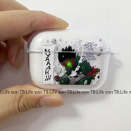 鮮程可火影忍者傷門(mén)李洛克airpodspro2保護套蘋(píng)果3藍牙耳機套動(dòng)漫Airpod 傷門(mén)李洛克耳機套 蘋(píng)果AirPods4