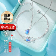 mini&yaya999足銀項(xiàng)鏈女士銀吊墜輕奢鎖骨鏈生日七夕情人節(jié)禮物送女友老婆 【套裝】手鏈+項(xiàng)鏈