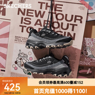 斯凱奇（Skechers）D'LITES系列時(shí)尚綁帶運動(dòng)鞋896264 黑色/灰色/BKGY 35