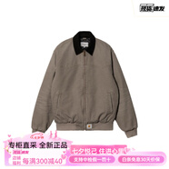 CarharttWIP J13/J14升級款 OG Santa Fe Jacket 純色燈芯絨翻領(lǐng)絎縫下擺L 咖啡色 XS