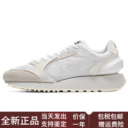 Onitsuka Tiger鬼?；oageCo休閑舒適低幫休閑跑步鞋男女同款白灰色 41.5