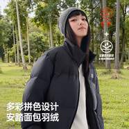 安踏六度芯面包羽絨服丨短羽絨女冬季新款寬版棉服面包服上衣保暖外套