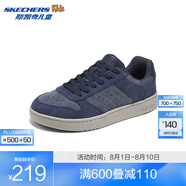 斯凱奇（Skechers）男孩板鞋/帆布鞋418024L 海軍藍(lán)色/NVY 37