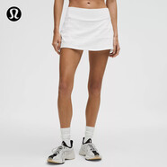 lululemon丨Pace Rival 女士運動(dòng)中腰短裙 速干芯吸 白色(LW8A78R) 4XL /18