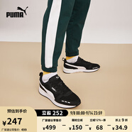 彪馬（PUMA）【復古跑鞋】緩震透氣薄底鞋休閑鞋男女運動(dòng)鞋R78 373117 黑色-白-01 37