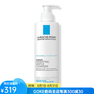 理膚泉（LA ROCHE-POSAY）洗面奶潔面乳男女通用適合中性至干性、敏感性肌膚溫和清潔保濕 400ml