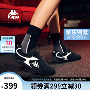 KappaWing官方男鞋賽車(chē)運(yùn)動(dòng)德訓(xùn)鞋子男夏季新款跑步鞋男 黑色  35